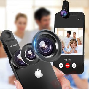 Universal 3 in 1 Wide Angle Mobile Camera Lens iPhone Android Microscope
